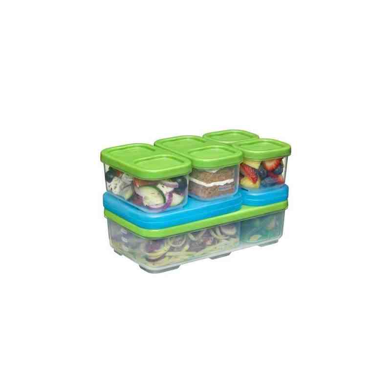 Rubbermaid Housewares, Kit Various Lunchbox Small ENTRE 9pc CA - RPBLU, Case of 4 - [Cleaning Supplies Canada Discounts] - 20251