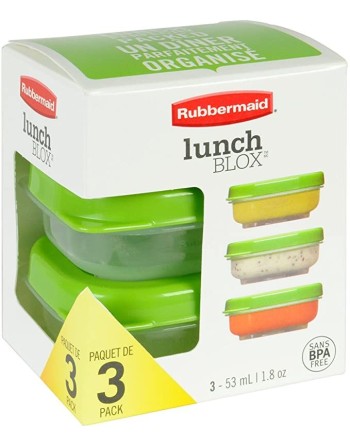 Rubbermaid Housewares, OS LBX DRESSING 3PK - GUAC, Case of 6 - [Cleaning Supplies Canada Discounts] - 1868560 - [DefendUse.com]