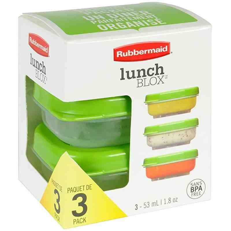 Rubbermaid Housewares, OS LBX DRESSING 3PK - GUAC, Case of 6 - [Cleaning Supplies Canada Discounts] - 1868560 - [DefendUse.com]