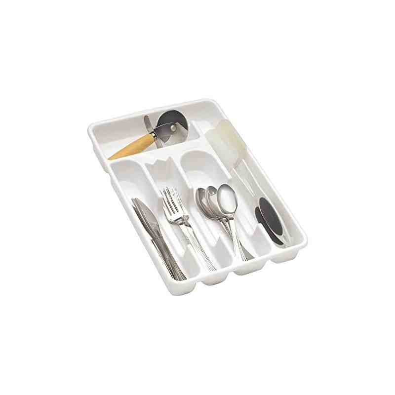 Rubbermaid Housewares, Small Cutlery Tray - White, Case of 6 - [Cleaning Supplies Canada Discounts] - 2919-RD-WHT - [DefendUse.c