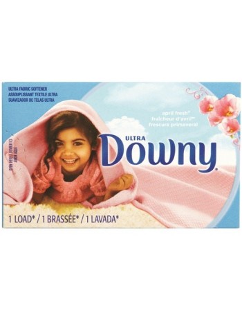 Downy 37000-02500 Ultra Fabric Softener, April Fresh, Coin Vending, Single Use, Case of 156/24ml - [DefendUse.com] - 37000-02500