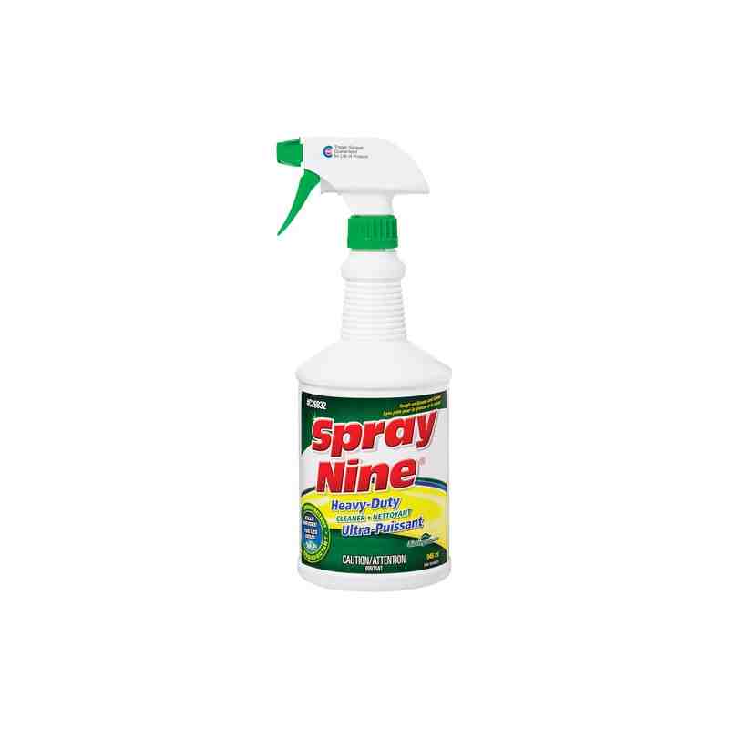 Spray Nine C26832 Heavy-Duty Cleaner, Trigger Bottle, 946 ml, Case of 12 - [DefendUse.com] - C26832-20061976741100 - Spray Nine®