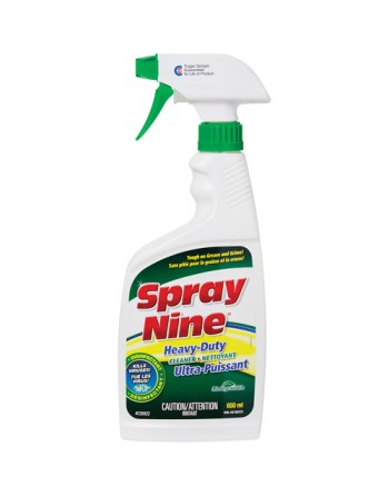 Spray Nine C26822 Heavy-Duty Cleaner, Trigger Bottle, 650 ml, Case of 6 - [DefendUse.com] - C26822 - Spray Nine®