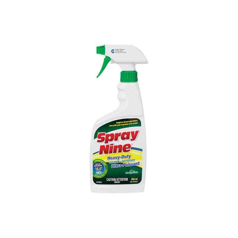 Spray Nine C26822 Heavy-Duty Cleaner, Trigger Bottle, 650 ml, Case of 6 - [DefendUse.com] - C26822 - Spray Nine®