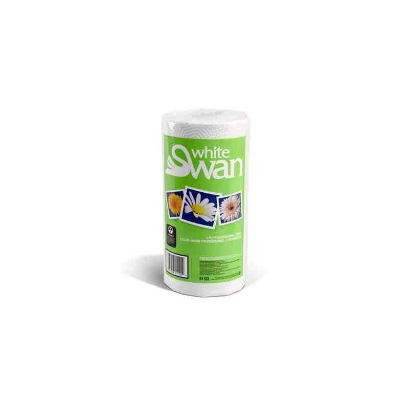 White Swan® 01122 Professional Towel, 210 sheets, 12 Pack/Case, Made in Canada - [DefendUse.com] - 01122 - White Swan®