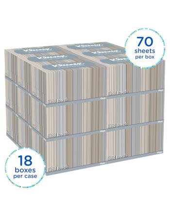 Kleenex® 11268 Folded Towels Ultra Soft Pop-Up™ Box, 1-Ply, 18 Boxes/Case, 70 Towels/Box - [DefendUse.com] - 11268 - Kleenex®