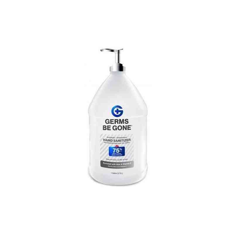 Germs Be Gone® Hand Sanitizer with pump, 4L, Case of 4 - 1