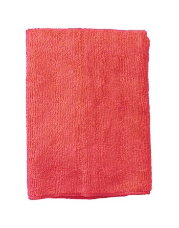 Supremo Microfiber General Purpose Cloth 16" x 16" Red, 12/Pack - 1