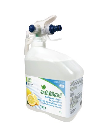 SAFEBLEND  Concentrated Glass & Multi-Surface Cleaner, Fresh lemon scent Container Size: 4 L - 1