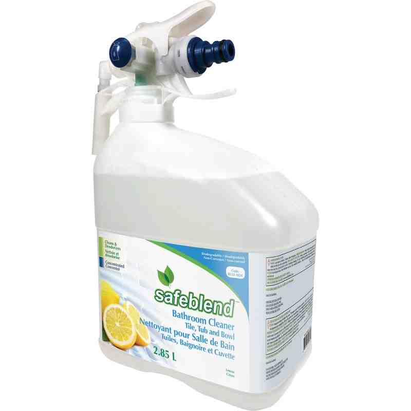 SAFEBLEND  Concentrated Glass & Multi-Surface Cleaner, Fresh lemon scent Container Size: 4 L - 1