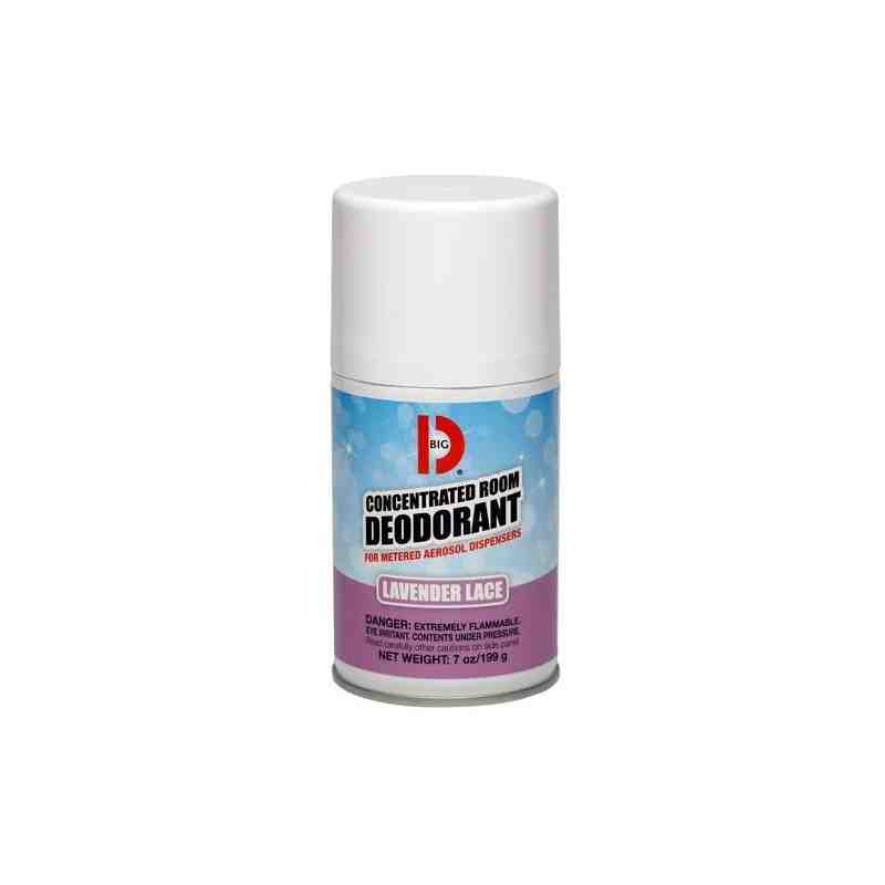 Big D 483  Room Deodorant Aerosol Concentrated 7.5oz 12/pk - Lavender Lace - [DefendUse.com] - 483 - Big D®