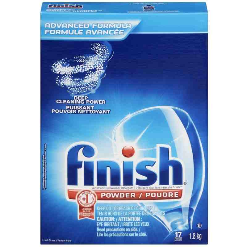 Finish® CB320387 Auto Dish Detergent Powder - Fresh Scent, 1.8 kg, Case of 10/CT - [DefendUse.com] - CB320387 - Finish®