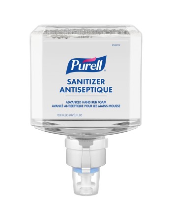 PURELL 775102CAN00 ES8 Advanced Foam Hand Sanitizer, 1200 ml, Cartridge Refill, 70% Alcohol, Qty/Case: 2 Refills - [DefendUse.co