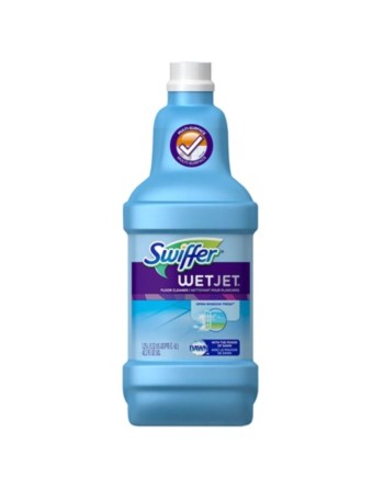 Swiffer 37000-77810 WetJet Solution Refill Fresh 1.25L - 42.2oz, Case of 4 - [DefendUse.com] - 37000-77810 - Swiffer® Cleaning P