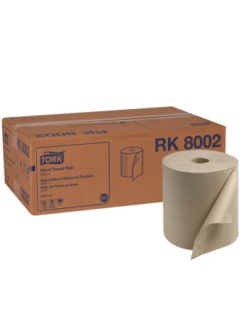 Tork® Universal Hand Towel Roll, 1-Ply, Natural, 800'/Roll, 6 Rolls/Case - [Cleaning Supplies Canada Discounts] - RK8002 - [Defe