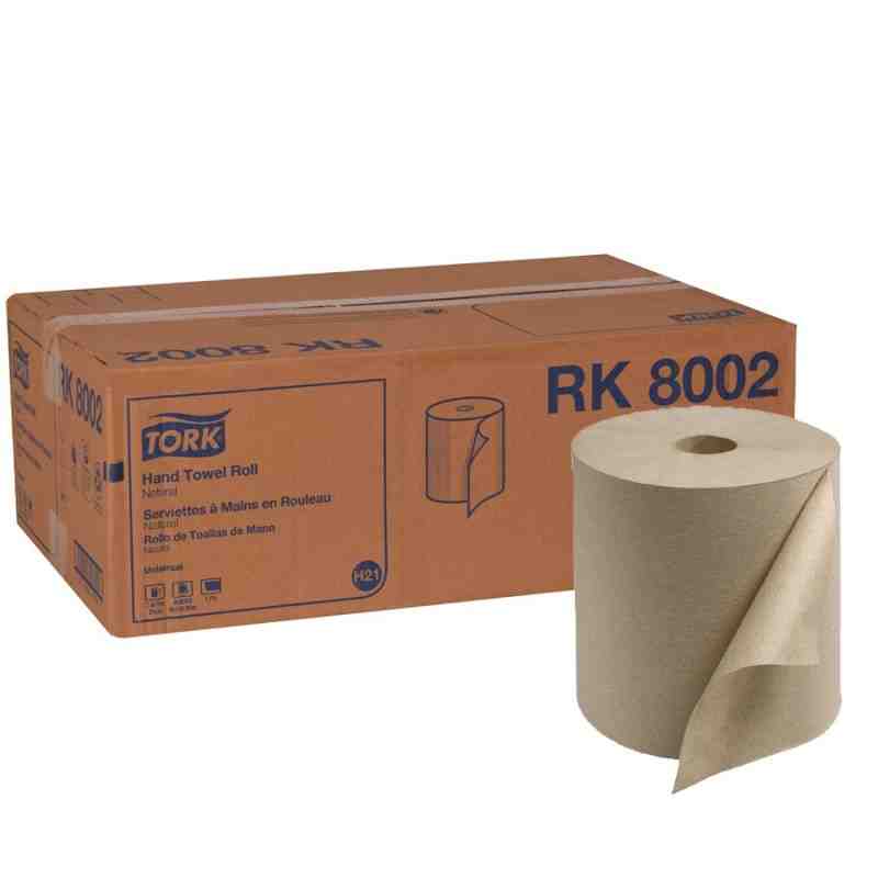 Tork® Universal Hand Towel Roll, 1-Ply, Natural, 800'/Roll, 6 Rolls/Case - [Cleaning Supplies Canada Discounts] - RK8002 - [Defe