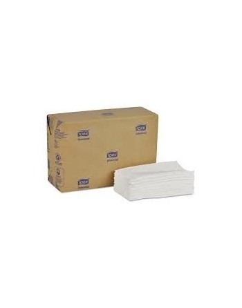 Tork® Universal Tall-Fold Dispenser Napkins, 1-Ply, White, 625 Napkins/Pack, 16 Packs/Case - [Cleaning Supplies Canada Discounts