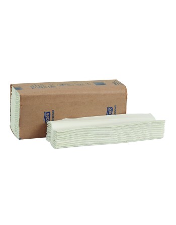 Tork 250620 Advanced C-Fold Paper Hand Towel, 1-Ply, 10.125" Width x 12.75" Length, White (Case of 16 Packs, 150 Towels per Pack