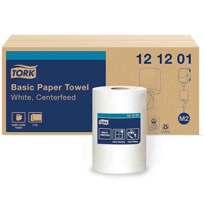 Tork® Advanced Soft Centerfeed Hand Towel, 2 Ply, White, 590', 6/Case - [Cleaning Supplies Canada Discounts] - 121201 - [DefendU