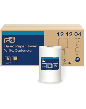 Tork® Advanced Soft Centerfeed Hand Towel, 2 Ply, White, 600', 6/Case - [Cleaning Supplies Canada Discounts] - 121204 - [DefendU