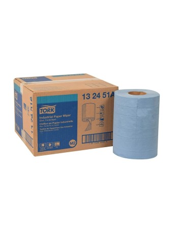 Tork® Industrial Centrefeed Advanced Paper Wiper, 4-Ply, Blue, 190 Sheets/Roll, 4 Rolls/Case - [Cleaning Supplies Canada Discoun