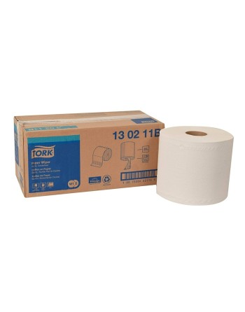 Tork® Paper Wiper Centrefeed, 2-Ply, White, 800 Sheets/Roll, 2 Rolls/Case - [Cleaning Supplies Canada Discounts] - 130211B - [De