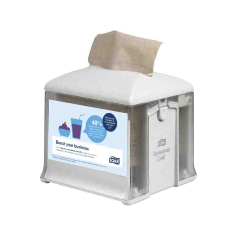 Tork  6.2 x 5.9" x 5.9" Granite Plastic Napkin Dispenser, 4/CS - [Cleaning Supplies Canada Discounts] - 31XRT - [DefendUse.com]