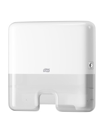 Tork Elevation Xpress Mini Paper Towel Dispenser H2, Multifold Hand Towel Dispenser,One-at-a-time, White, 1/EA - [Cleaning Suppl