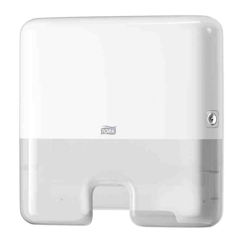 Tork Elevation Xpress Mini Paper Towel Dispenser H2, Multifold Hand Towel Dispenser,One-at-a-time, White, 1/EA - [Cleaning Suppl