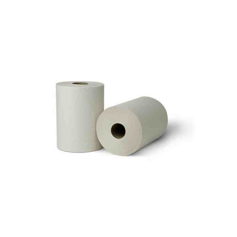 Tork H21 Universal Hand Towel Roll, 214250 Industrial Paper Roll, 100% Recycled, Cash, 1-Ply, Natural/White - 12 Rolls x 425' - 