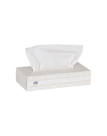 Tork Premium Facial Tissue Flat Box White 2 Ply, 3000/Case, - [Cleaning Supplies Canada Discounts] - TF6920 - [DefendUse.com]