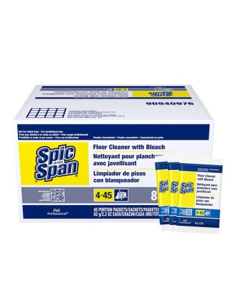 Spic and Span® 37000-02010 Floor Cleaner with Bleach, Case of 45/62g - [DefendUse.com] - 37000-02010 - Spic & Span®