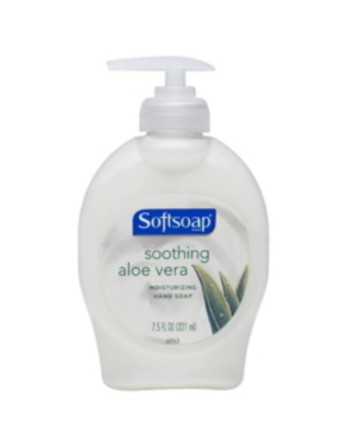 SOFT SOAP, Lotion Hand Soap 7.5 Fl Oz, Liquid, Aloe Vera Scent, Case of 6 - [DefendUse.com] - US0468A - Hand Soap Bottles/Jugs