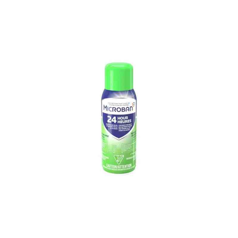 Microban 24-Hour Sanitizing Aerosol Spray, Fresh Scent, 354 g, Case of 6 - 1 - 37000-48688 - Microban 24-Hour Sanitizing Aerosol