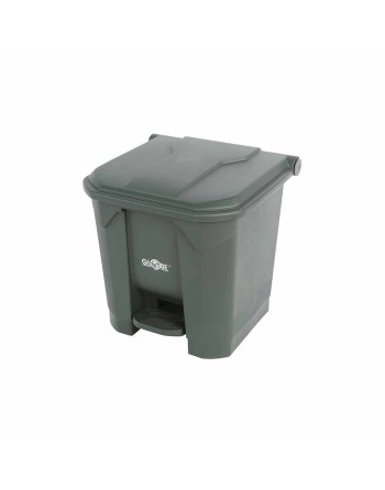 GLOBE, Step-On Trash Container - Step On Can Plastic 8G - Grey - [Cleaning Supplies Canada Discounts] - 9672 - [DefendUse.com]