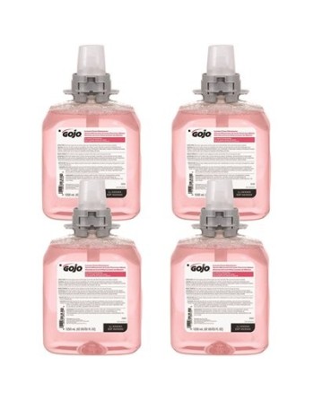 GOJO® 5161-04 FMX Luxury 1250 mL Cranberry Foaming Hand Soap, Case of 4 - [DefendUse.com] - 5161-04 - Purell® GOJO Industries, I