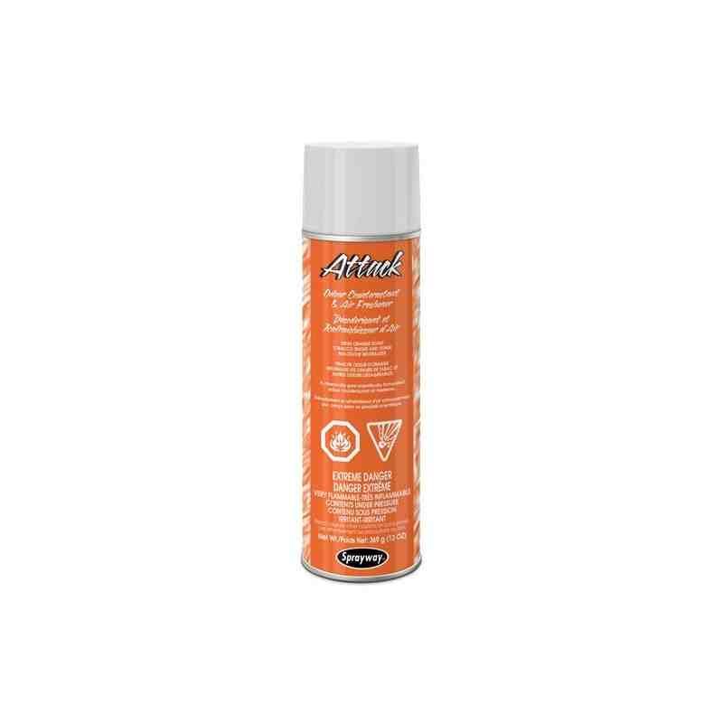 SPRAYWAY, Air Freshener, Attack Orange, Aerosol Can, 20 Oz, Case of 12 - [Cleaning Supplies Canada Discounts] - SW586 - [DefendU