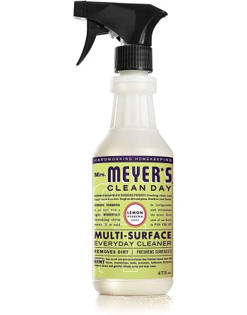 Mrs. Meyer's Clean Day Multi-Surface Cleaner Spray, All-Purpose, Lemon Scent, 473 ml, Case of 6 - [Cleaning Supplies Canada Disc