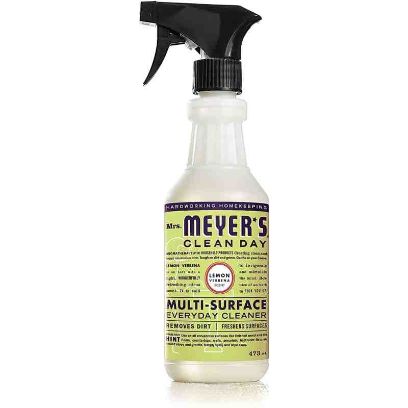 Mrs. Meyer's Clean Day Multi-Surface Cleaner Spray, All-Purpose, Lemon Scent, 473 ml, Case of 6 - [Cleaning Supplies Canada Disc