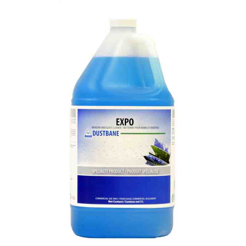 DUSTBANE  Expo Window & Glass Cleaner, Jug Container Size: 5 L, Case of 4 - [DefendUse.com] - 53709 - Glass Cleaners