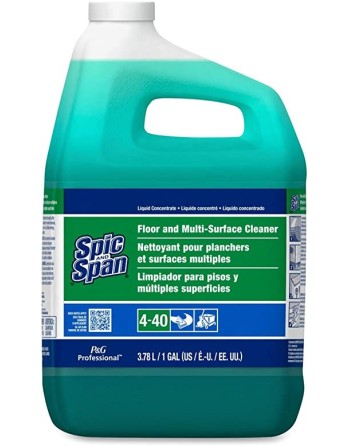 Spic and Span,  Closed Loop, Floor and Multi-Surface Cleaner Liquid, 3.78L, Case of 3 - [DefendUse.com] - 37000-31569 - Spic & S