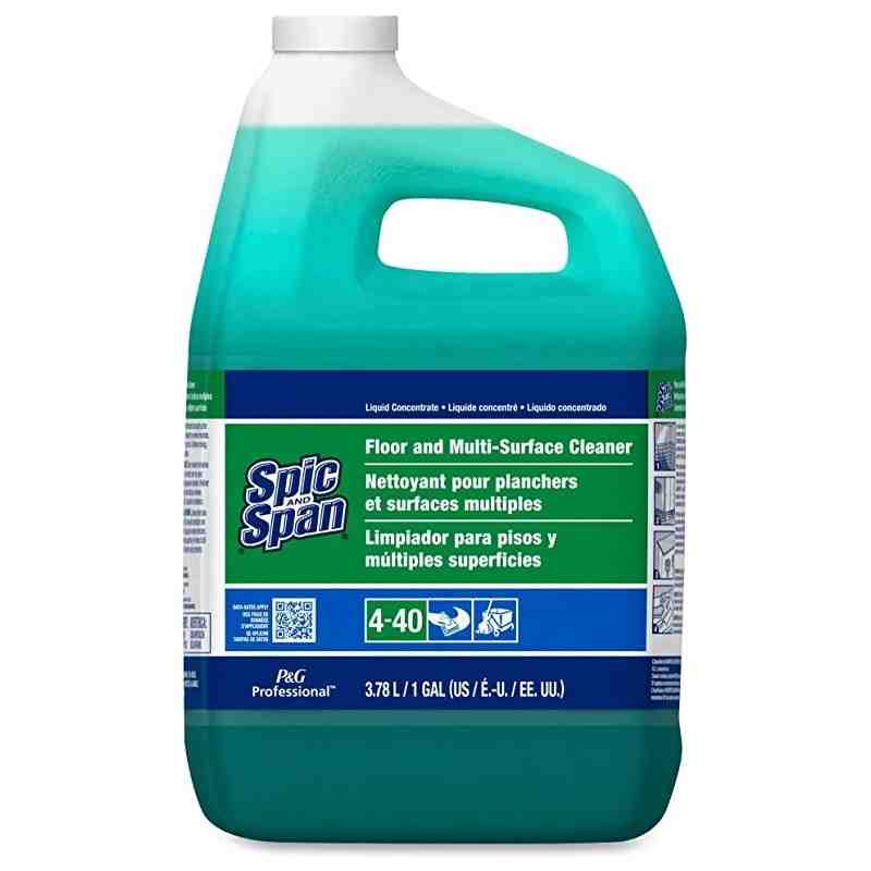 Spic and Span,  Closed Loop, Floor and Multi-Surface Cleaner Liquid, 3.78L, Case of 3 - [DefendUse.com] - 37000-31569 - Spic & S