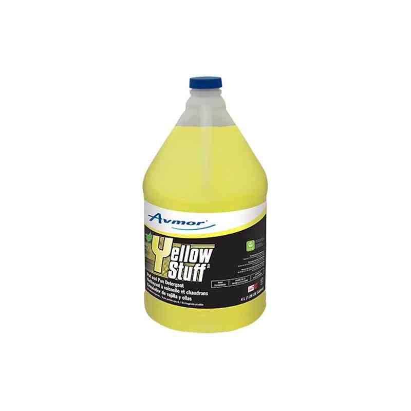 AVMOR 2218278001 Yellow Stuff Pot and Pan Detergent, Case of 2 - [DefendUse.com] - 2218278001 - Dish Soaps & Detergents