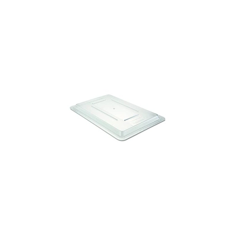 Rubbermaid FG330200CLR Clear Polycarbonate Food Storage Box Lid - 26" x 18" - [DefendUse.com] - FG330200CLR - Totes / Bins