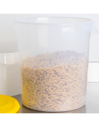 Rubbermaid FG572824CLR 22 Qt. Translucent Round Food Storage Container - [DefendUse.com] - FG572824CLR - Totes / Bins