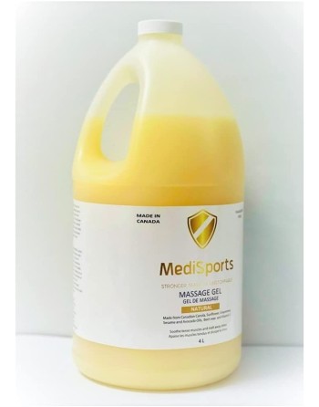 MEDISPORT Natural Massage Gel, 4L, Plant Based Ingredients - [DefendUse.com] -  - Physiotherapy