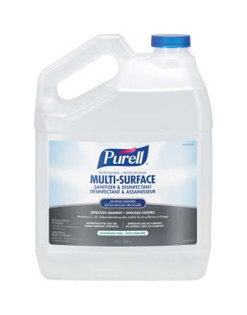 PURELL 434504CAN00 Professional Multi-Surface Sanitizer & Disinfectant, Jug, 3.78 L, Case of 4 - [DefendUse.com] - 4345-04-CAN00