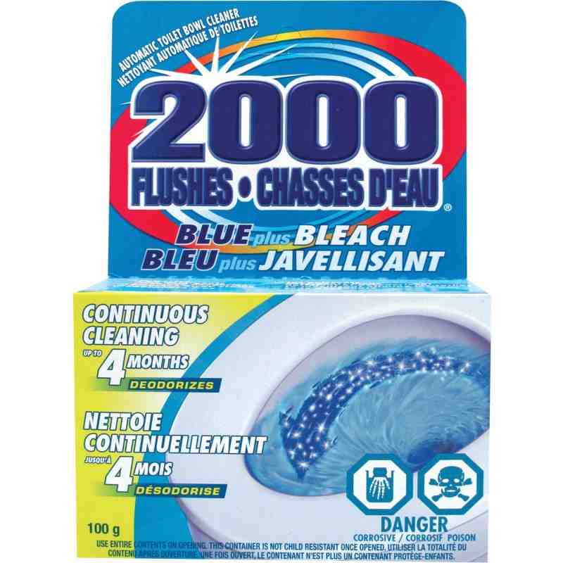 WD-40 2000 Flushes Blue/Bleach Bowl Cleaner Tablets, Case of 12 - [DefendUse.com] - 90801 - WD-40