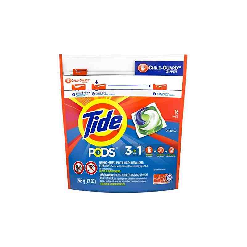 Tide 37000-93035 Liquid Laundry Detergent Pods Original, Case of 6/16ct - [DefendUse.com] - 37000-93035 - Tide Liquid Laundry De