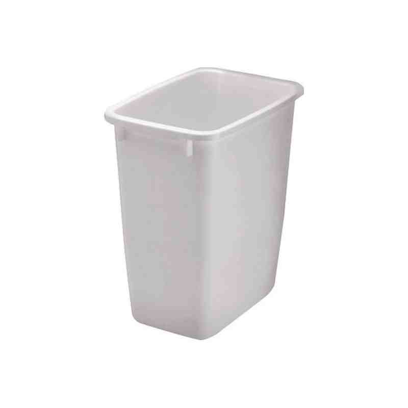 Rubbermaid Housewares, 19L Wastebasket, Case of 6 - [DefendUse.com] - 2805-00-WHT - Rubbermaid Housewares